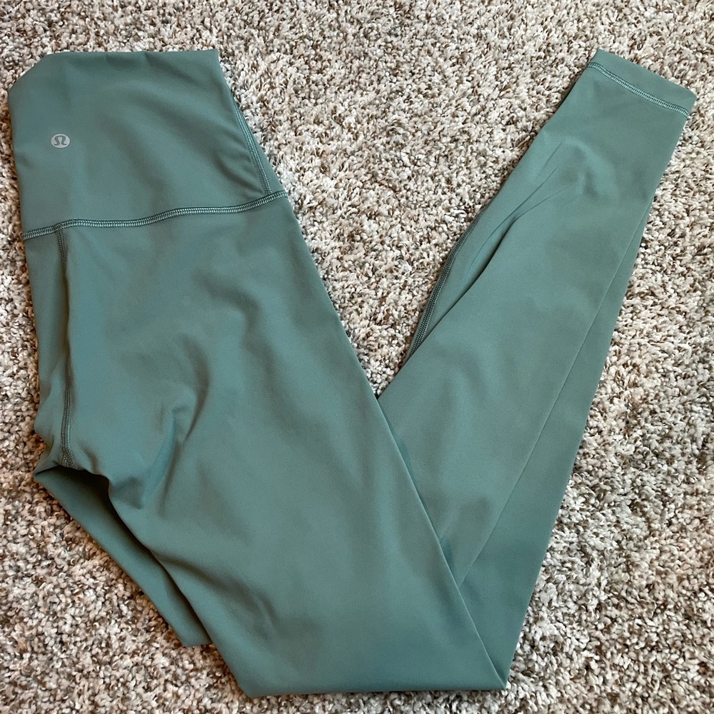Teal/blue Lululemon leggings